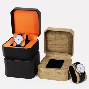 Elegant Watch Storage Box – PU Leather with Custom Logo Printing, Durable and Stylish Gift Case for Secure Watch Organization